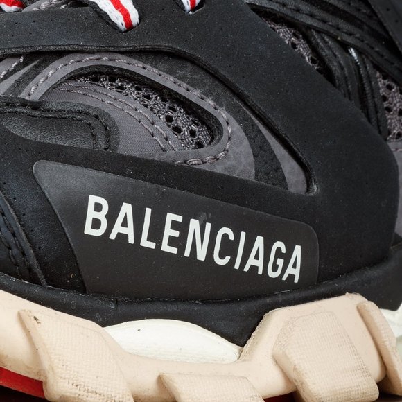 Balenciaga Black and Red Track Trainer - Picture 8 of 13